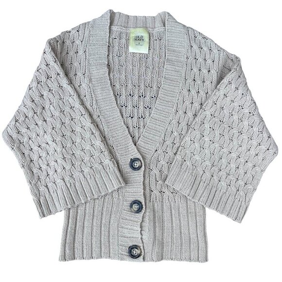 Old Navy Womens Cardigan Size S Chunky Cable Knit Layering Cozy Comfy Minimalist - Picture 1 of 7